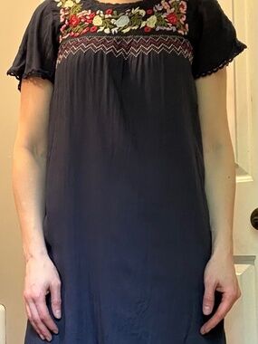 ModCloth-Blue A-line Mini dress